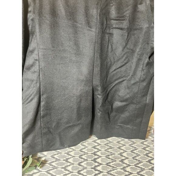 Jos A Bank Jacket XL Black 100% Cashmere Flannel Soft Blazer Sport Coat 44L - Picture 7 of 10